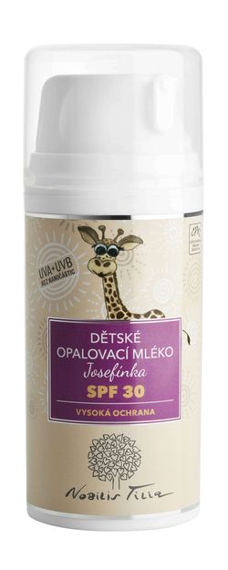 Nobilis Tilia Dětské opalovací mléko SPF 30 Josefínka 100 ml