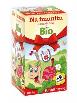 Apotheke Pohádkový čaj Bio imunita s jahodníkem 20x2 g