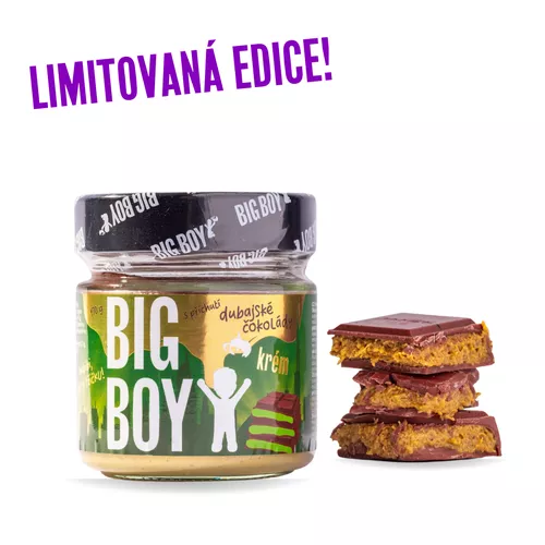 BIG BOY Pistáciový krém s příchutí dubajské čokolády 170g