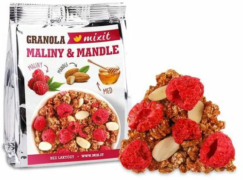 Mixit Granola z pece maliny a mandle do kapsy 70 g