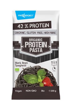 MaxSport Protein pasta špagety - tmavé fazole 200g