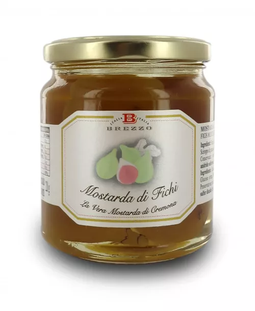 Sladká pikantní Mostarda z kandovaných fíků, 380 g