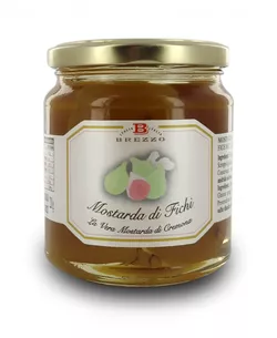 Sladká pikantní Mostarda z kandovaných fíků, 380 g