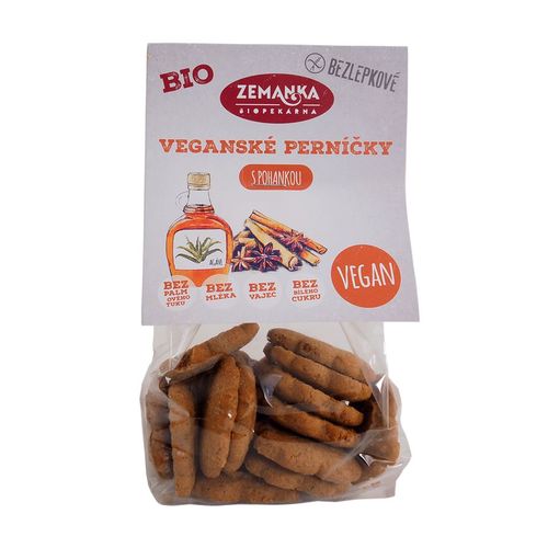 Biopekárna Zemanka s.r.o. Zemanka Bezlepkové veganské bio perníčky 100 g