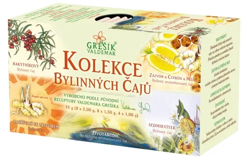 Grešík Kolekce bylinných čajů 5x4 sáčky