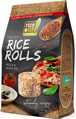 Rice Up Rýžové minichlebíčky pizza, olivový olej 50 g