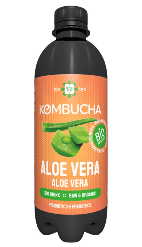 Long life biotea Kombucha Aloe Vera BIO 500 ml