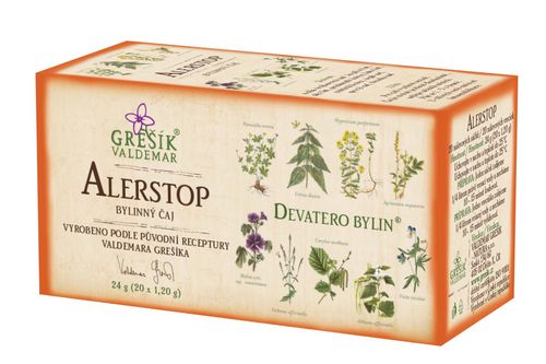 GREŠÍK VALDEMAR Devatero bylin - Alerstop, 20 x 1,2g