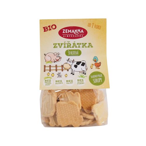 Biopekárna Zemanka s.r.o. Zemanka Špaldová bio zvířátka 100 g