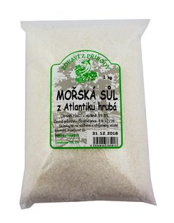 Zdraví z přírody Mořská sůl z Atlantiku hrubá 1 kg