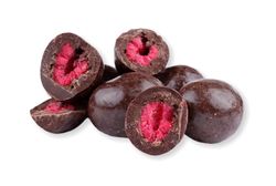 Lyofilizované maliny v hořké čokoládě (mrazem sušené) 50g