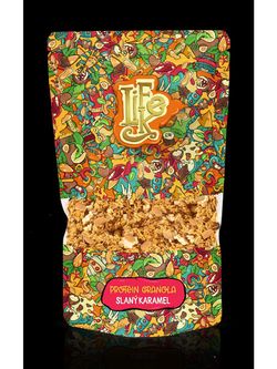 LIFELIKE Granola protein slaný karamel 400 g