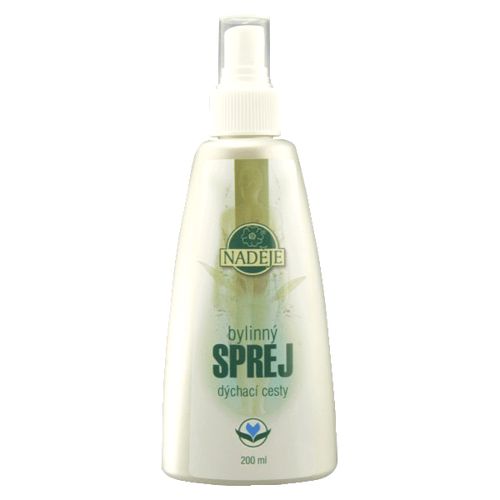 NADĚJE Bylinný sprej - dýchací cesty 200 ml