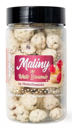 Maliny ve White Brownie by @mamadomisha 100 g