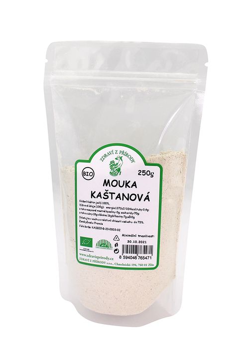 Zdraví z přírody Mouka kaštanová 250g BIO