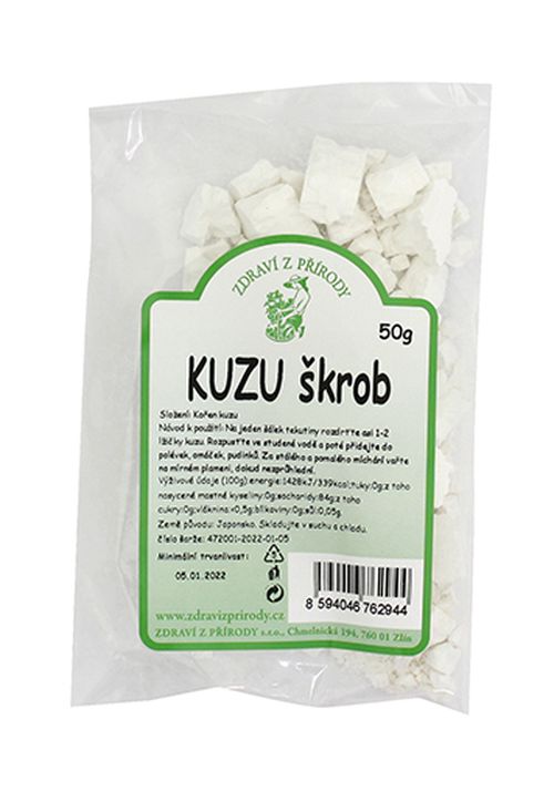 Zdraví z přírody Kuzu škrob 50g