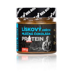 BIG BOY Butter Lískoořechový krém s mléčnou čokoládou a proteinem 250g