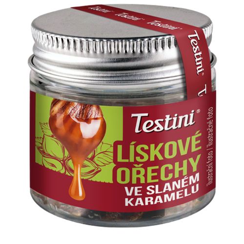 Testini Lískové ořechy ve slaném karamelu 90 g