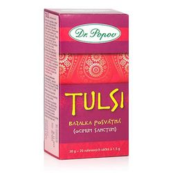 Dr. Popov Tulsi bylinný čaj porcovaný 30 g