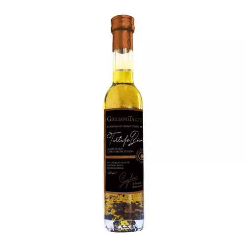 PREMIUM - Extra panenský olivový olej s plátky bílého lanýže, 100 ml