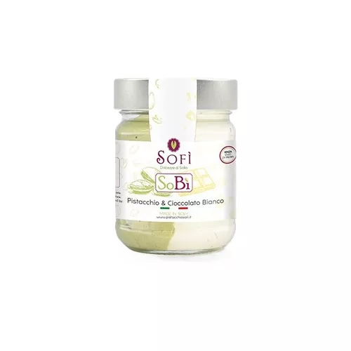 Pistáciový krém a bílá čokoláda, 190 g - bez palmového oleje