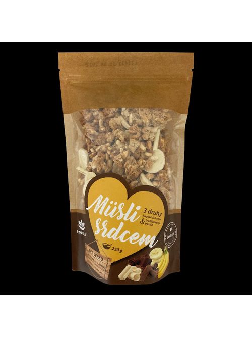 TOPNATUR s.r.o. TOPNATUR Müsli Trio čokolády a banán 250 g