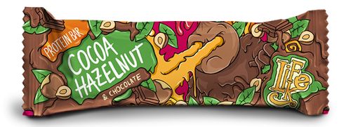 LIFELIKE Protein bar Hazelnut cocoa chocolate 50 g