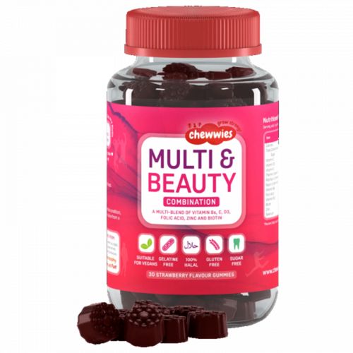 Chewwies Womens Multi & Beauty 30 želé tablet