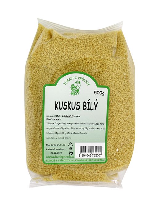 Zdraví z přírody Kuskus bílý 500g