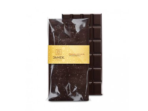 JANEK 64% Čokoláda tmavá se solí 85g