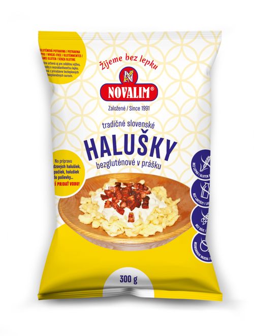 Novalim Halušky v prášku 300g BEZLEPKU