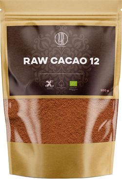 BrainMax Pure Raw Cacao 12, BIO 500 g *CZ-BIO-001 certifikát