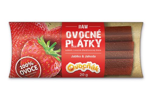 Ovocňák s.r.o. OVOCŇÁK ovocné plátky Jahoda 20g