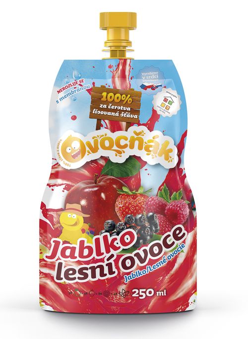 Ovocňák s.r.o. OVOCŇÁK mošt Jablko - Lesní ovoce 250ml