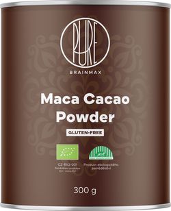 BrainMax Pure Maca Cacao, Kakao s Macou BIO, 300 g Kakao s Macou / *CZ-BIO-001 certifikát