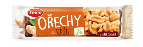 Emco Tyčinka Ořechy a kešu 35 g