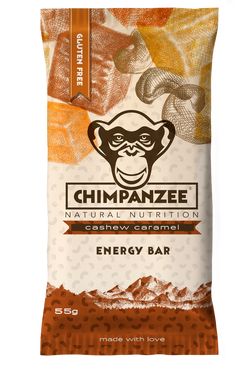 Chimpanzee Energy bar Kešu - Karamel 55 g