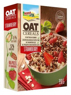 Bonavita Oat Cereals Strawberry 350 g