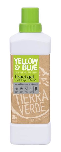 Yellow & Blue Prací gel z mýdlových ořechů na funkční sportovní textil (láhev) 1 l