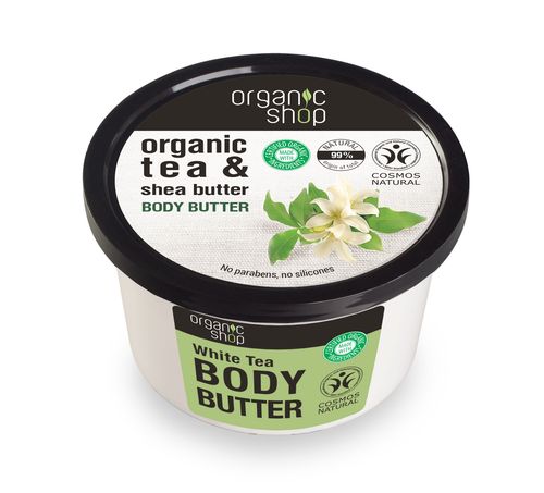 Organic Shop - Tělové máslo Bílý čaj, 250 ml