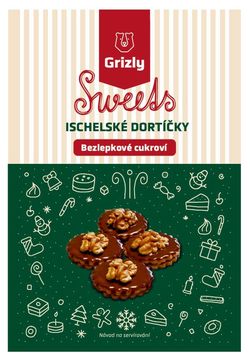 GRIZLY Sweets Směs na ischelské dortíčky bezlepkové 340 g