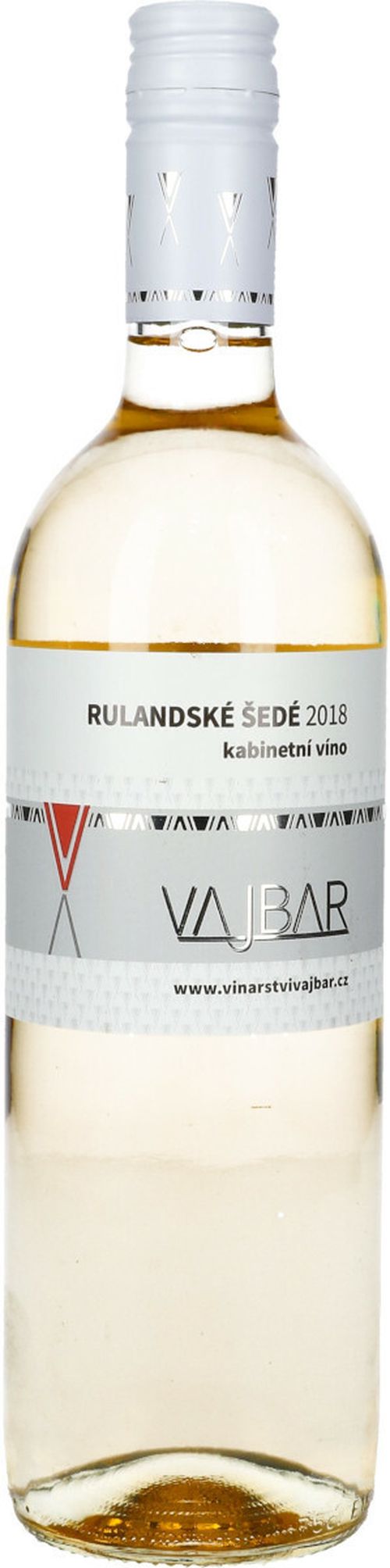Vajbar Rulandské šedé jakostní víno kabinetní 2018 suché 0,75 l