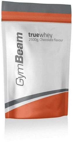 GymBeam Protein True Whey 2500 g - čokoláda/stévie
