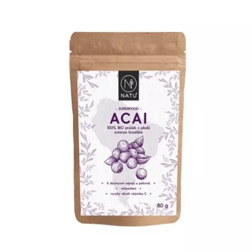 Natu Acai BIO prášek 80 g