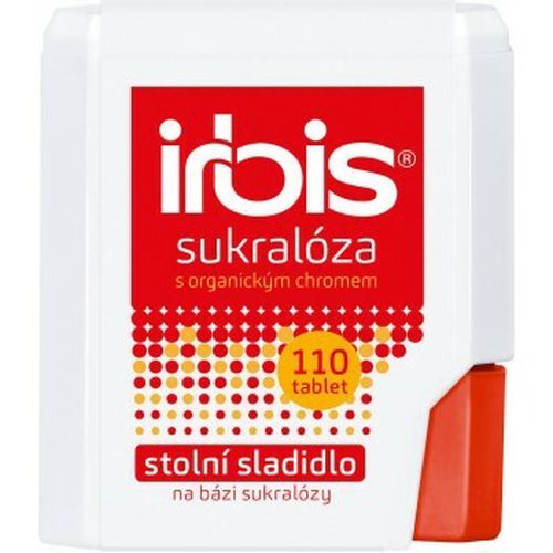 Irbis Sukralóza s chromem + dávkovač 110 tablet