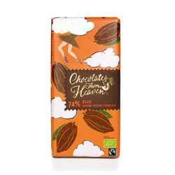 Chocolates from Heaven - BIO hořká čokoláda 74%, 100g CZ-BIO-002 certifikát