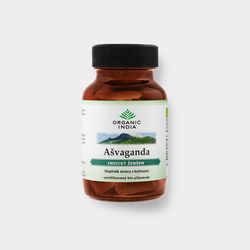 Organic India Ašvaganda vitalita sex a energie 60 kapslí *IN-BIO-149 certifikát