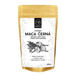 Natu Maca černá BIO prášek 80 g