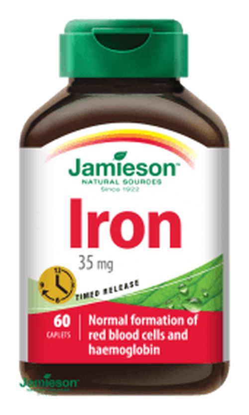Jamieson Železo 35 mg s postupným uvolňováním 60 tablet