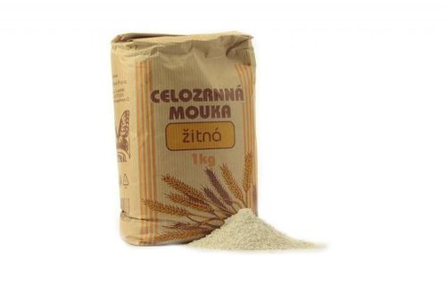 Mouka celozrnná žitná - Natural 1000g 1000g